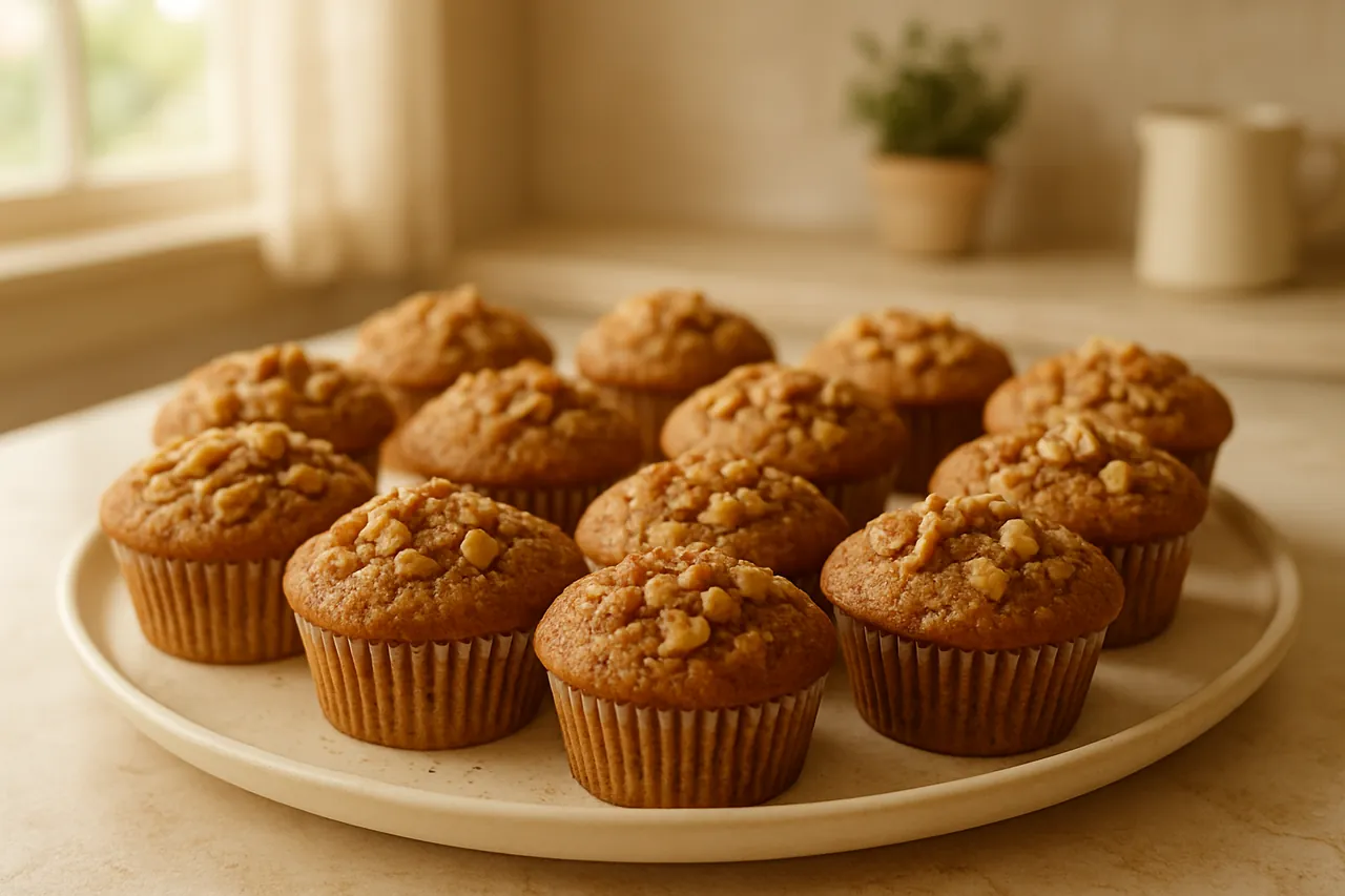 Bakery-Style Banana Nut Muffins