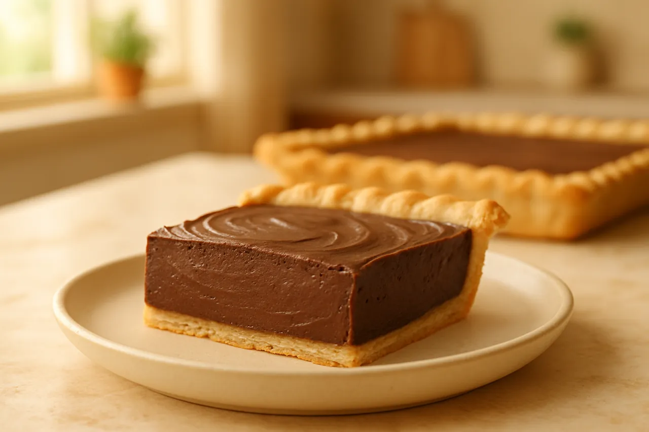Belgian Chocolate Espresso Slab Pie