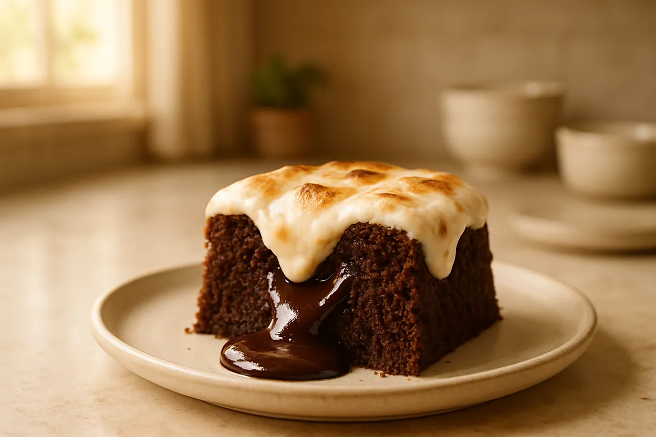 Big S'mores Lava Cake
