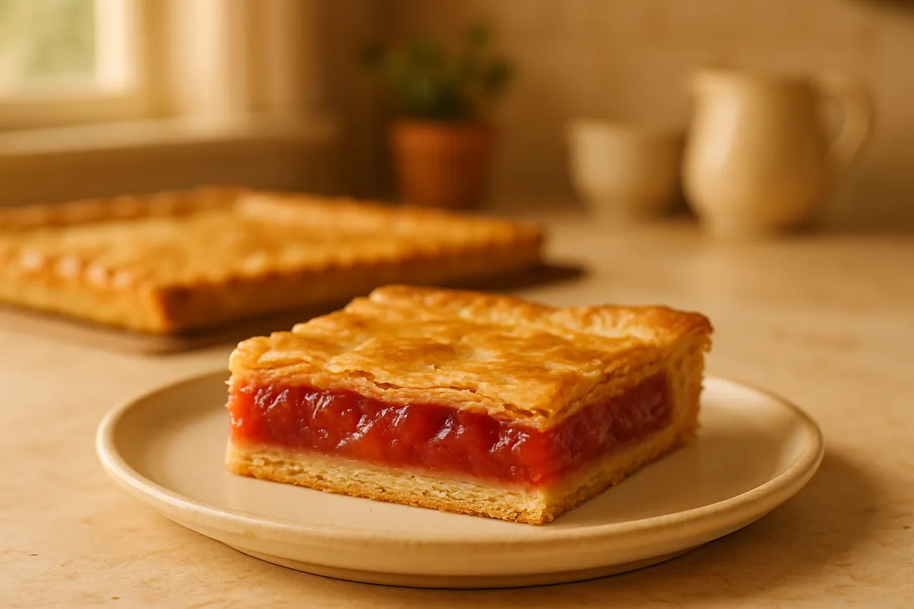 Blood Orange & Vanilla Bean Slab Pie