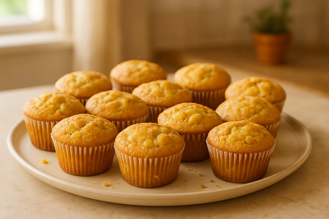 Buttery Elote Corn Muffins