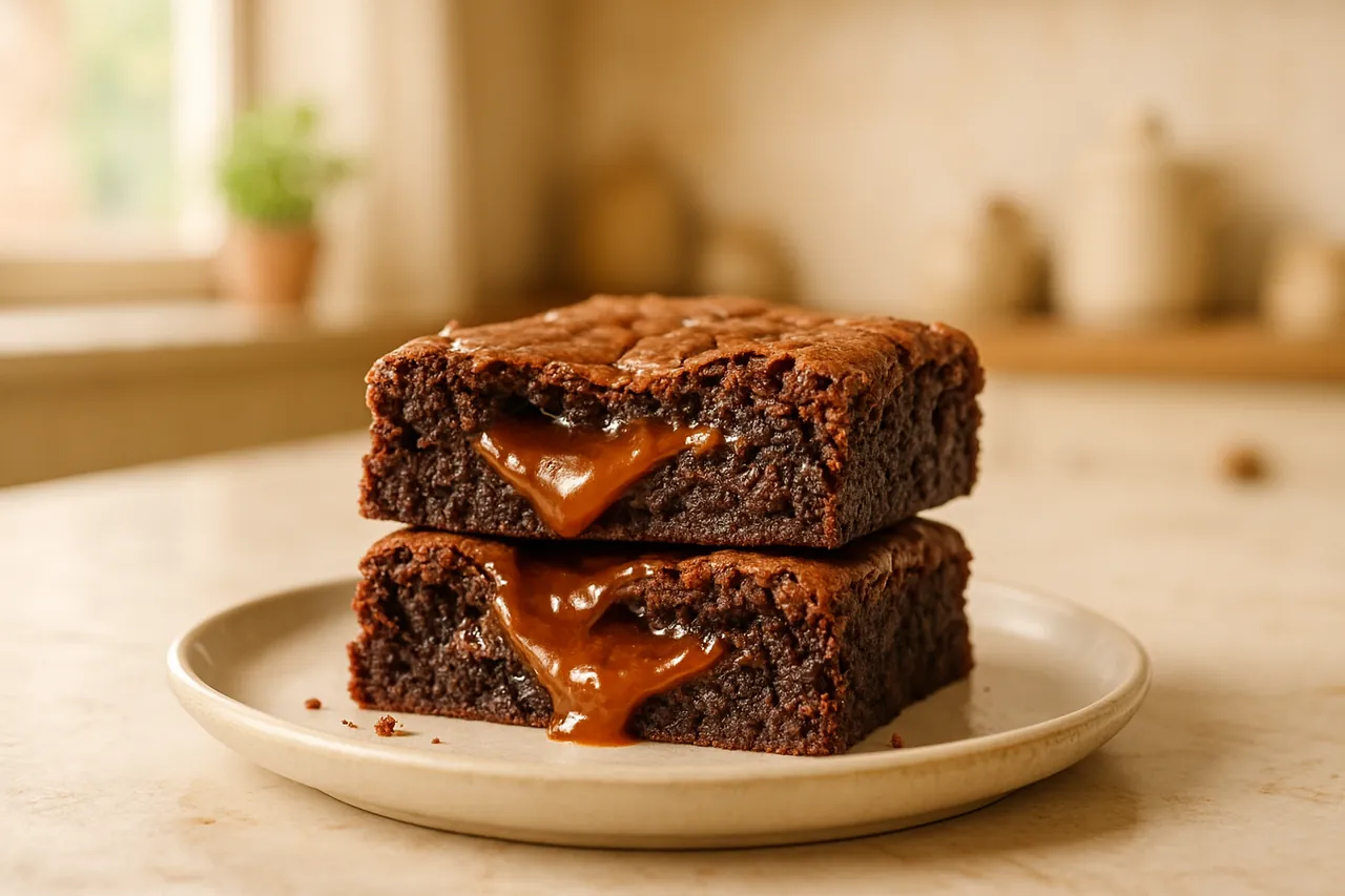 Caramel Chocolate Brownies