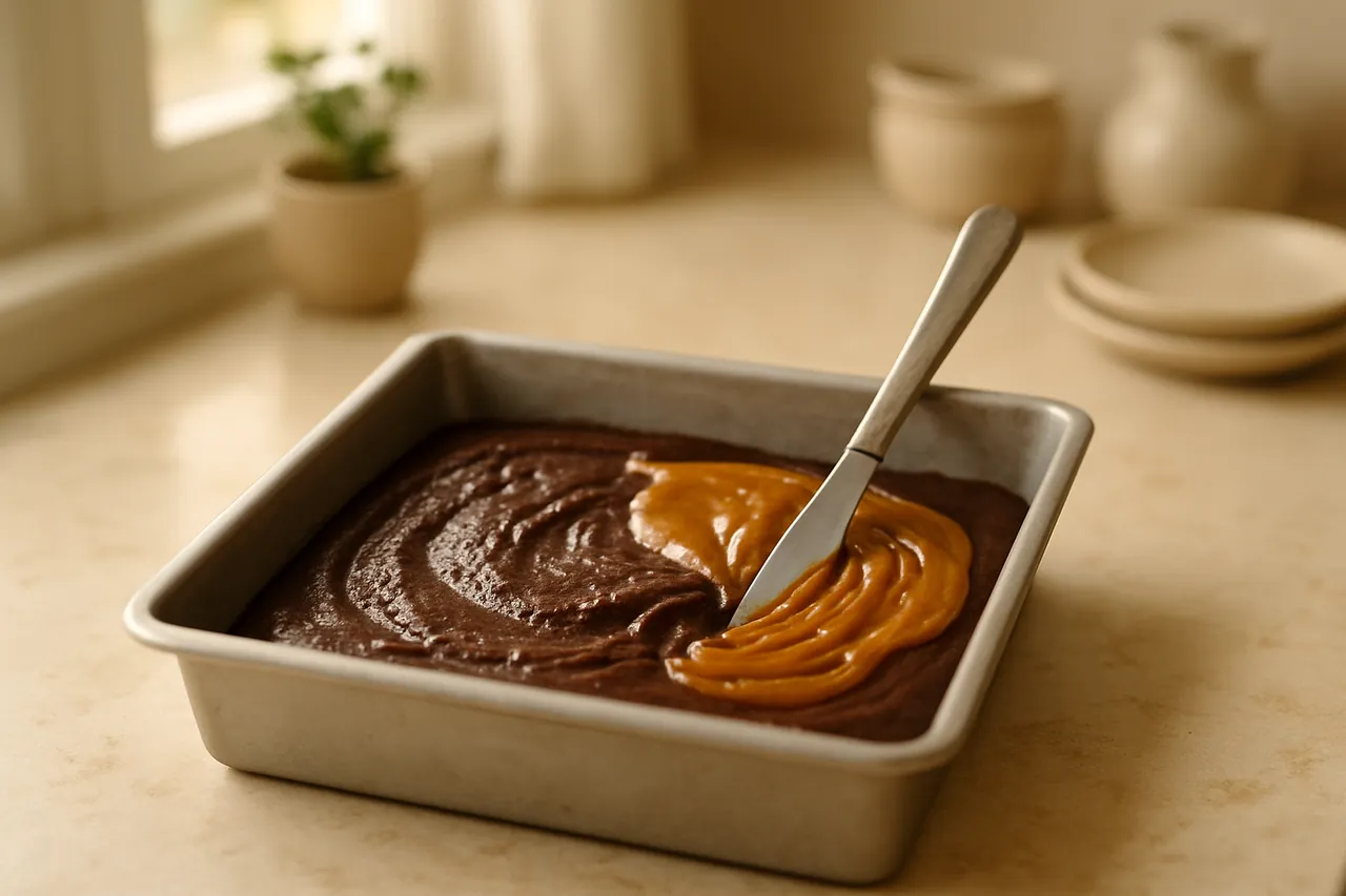 Caramel Chocolate Brownies