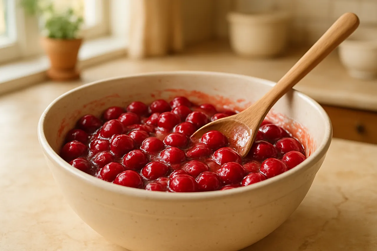 Cherry Almond Slab Pie