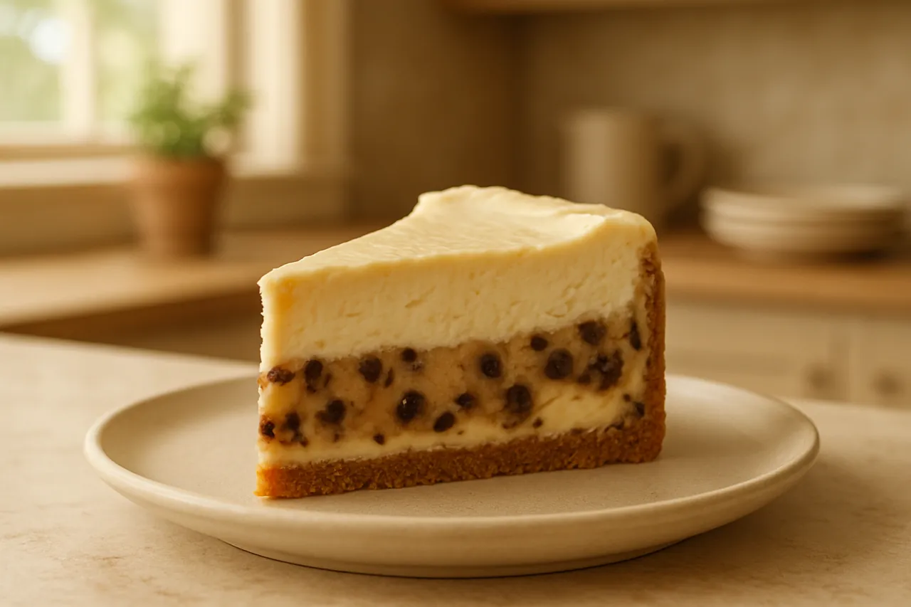 Chocolate Chip Cookie Dough Cheesecake