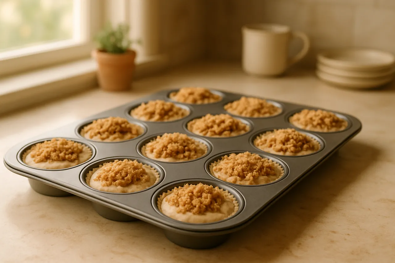 Cinnamon Crumb Donut Muffins