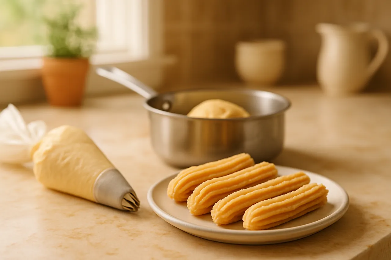 Dolce de Leche Stuffed Cinnamon Churros