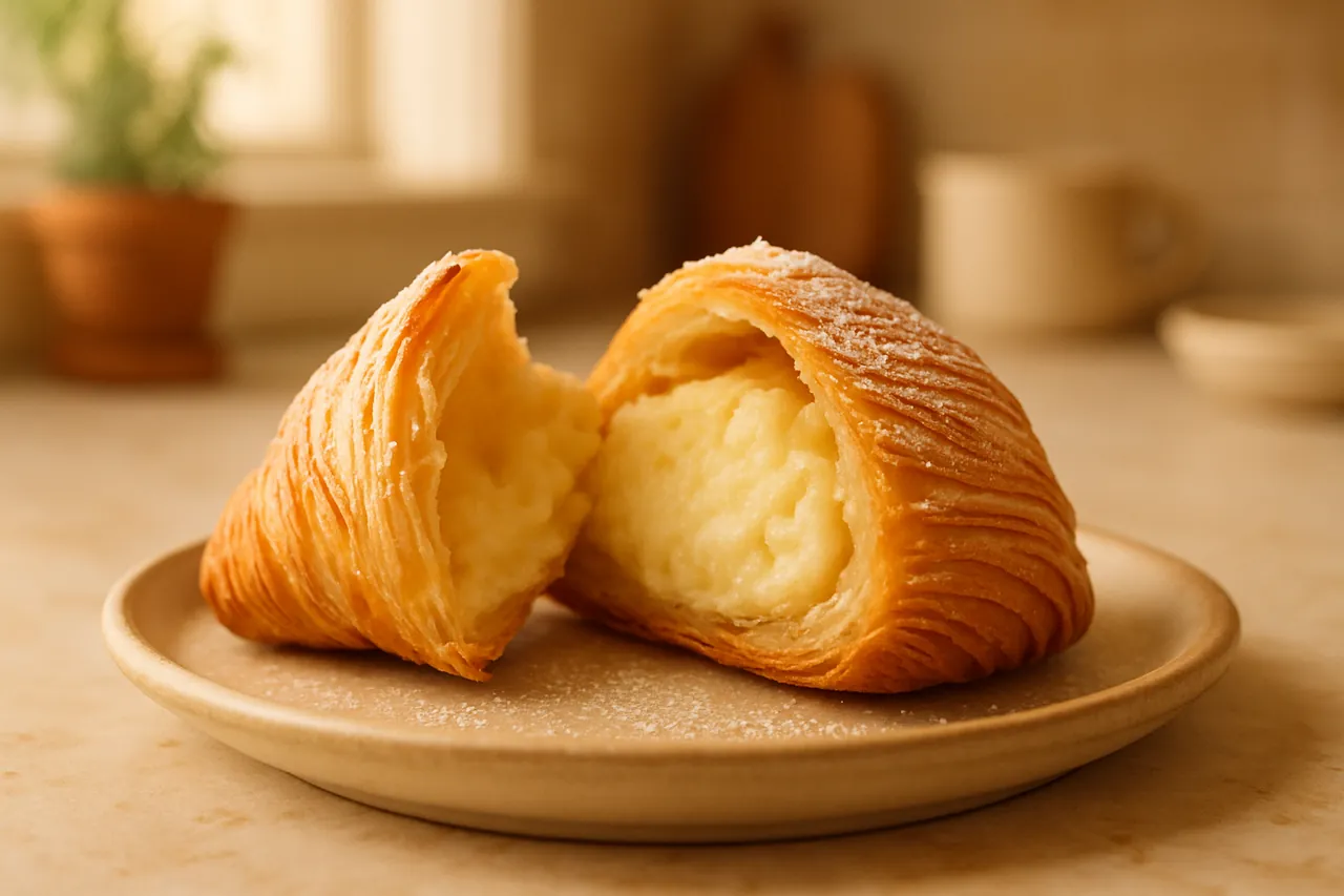 Flaky Sfogliatelle with Ricotta Filling