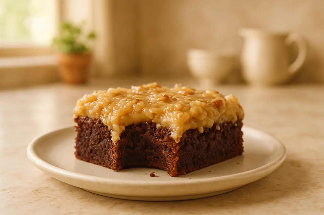 German Chocolate Brownies