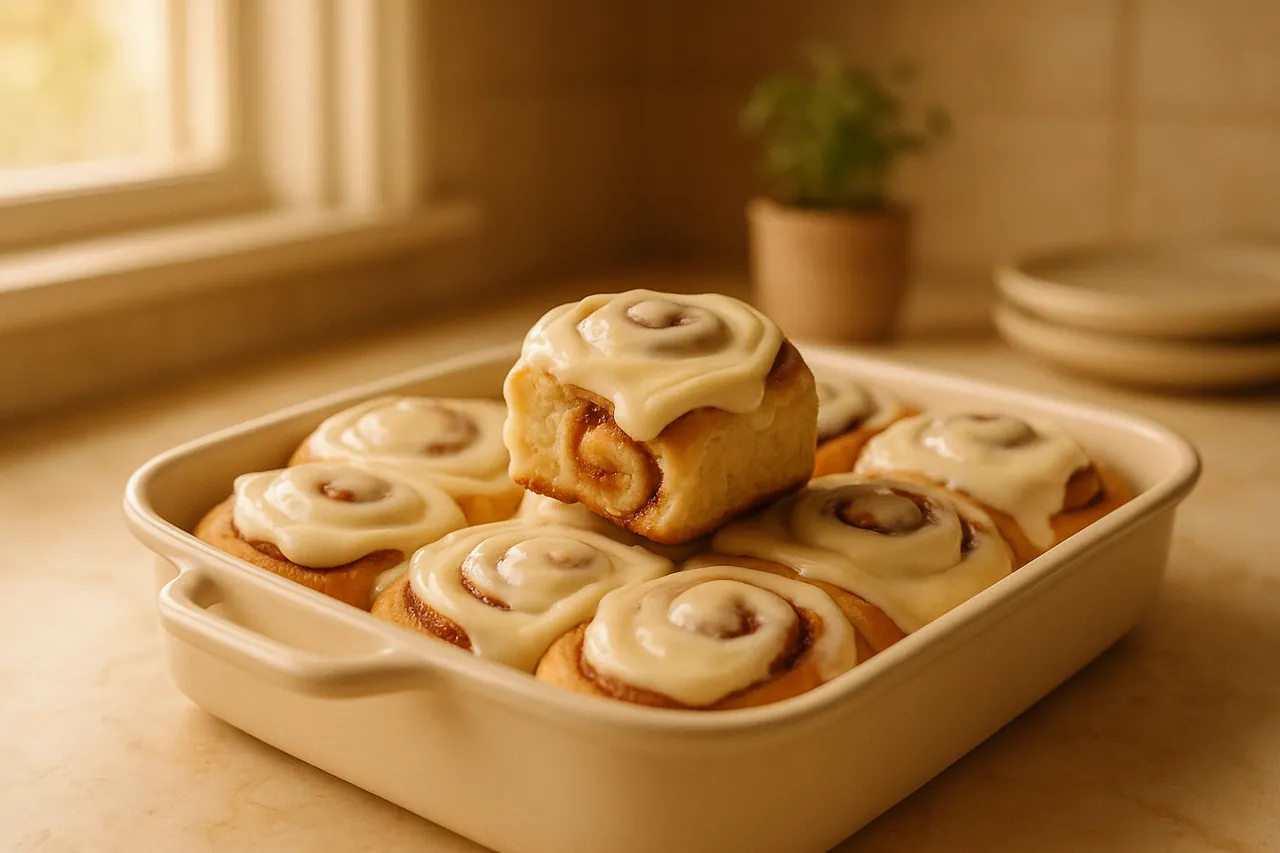 Gooey Cinnamon Rolls with Cream Cheese Frosting