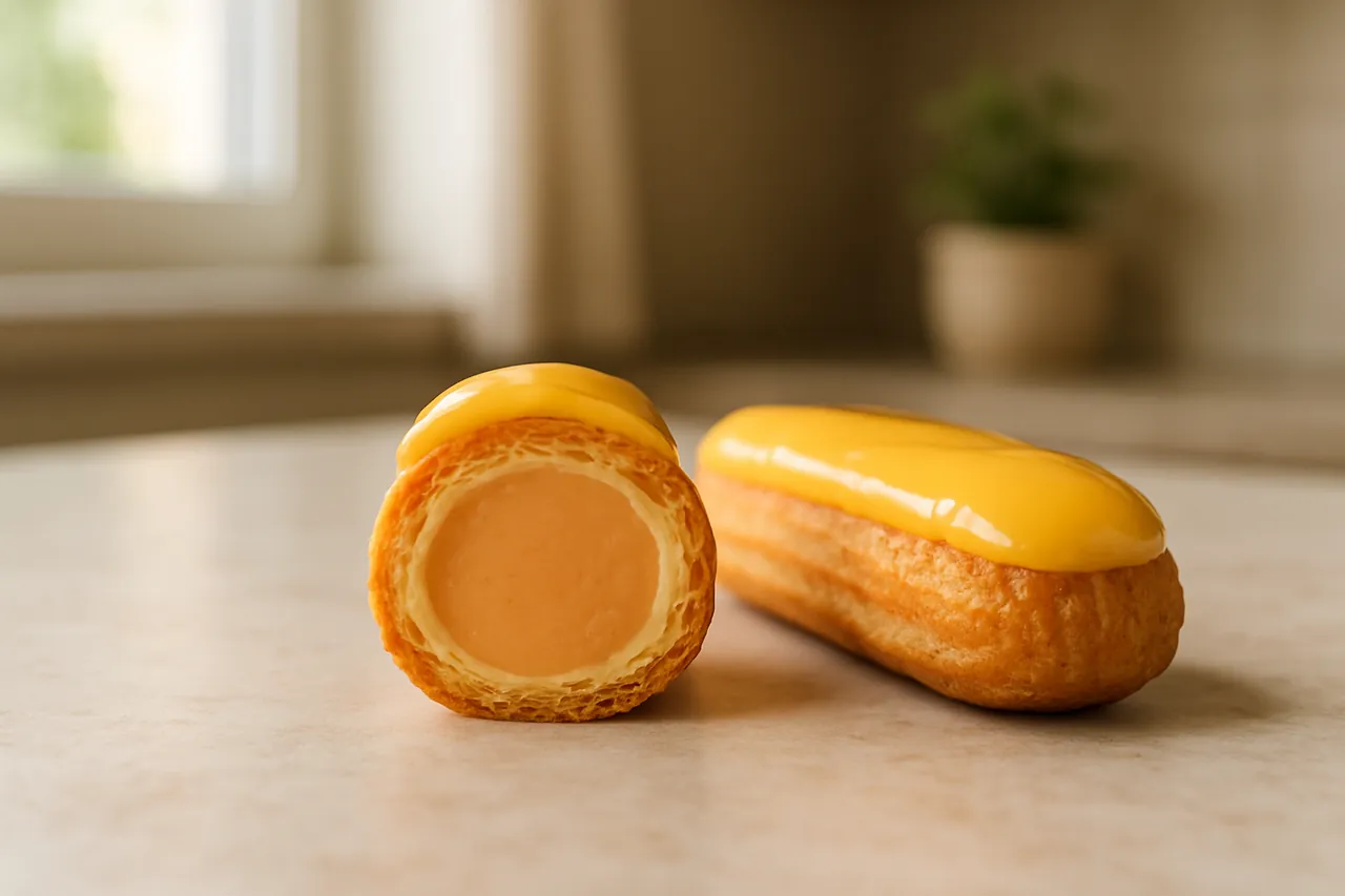 Guava Passionfruit Eclairs