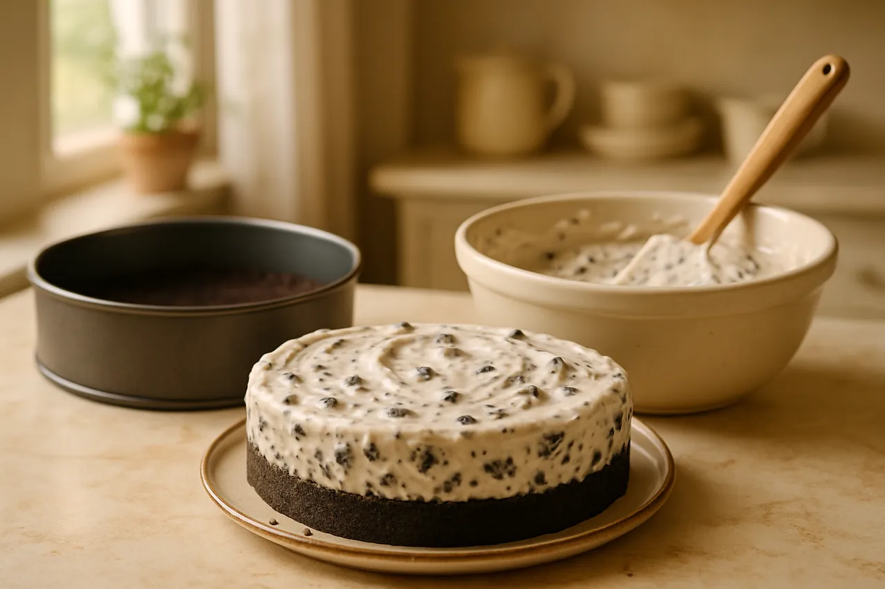 Homemade Oreo Cheesecake