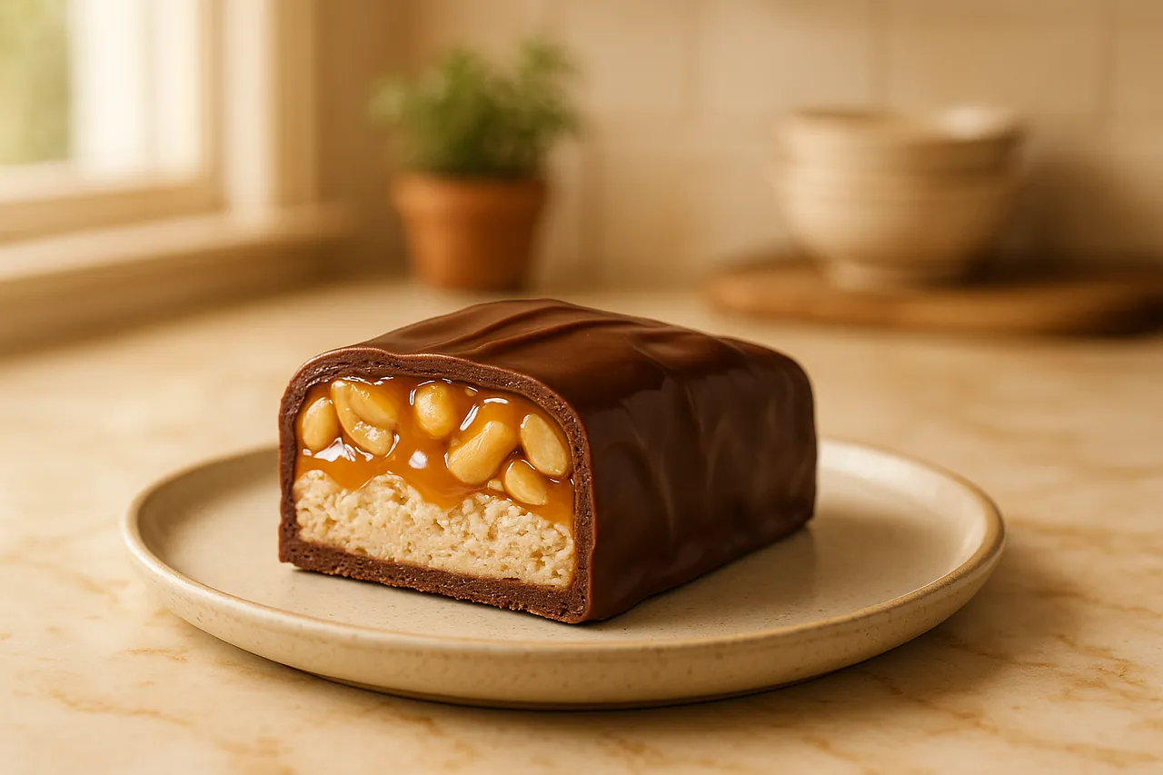Homemade Snickers Bars