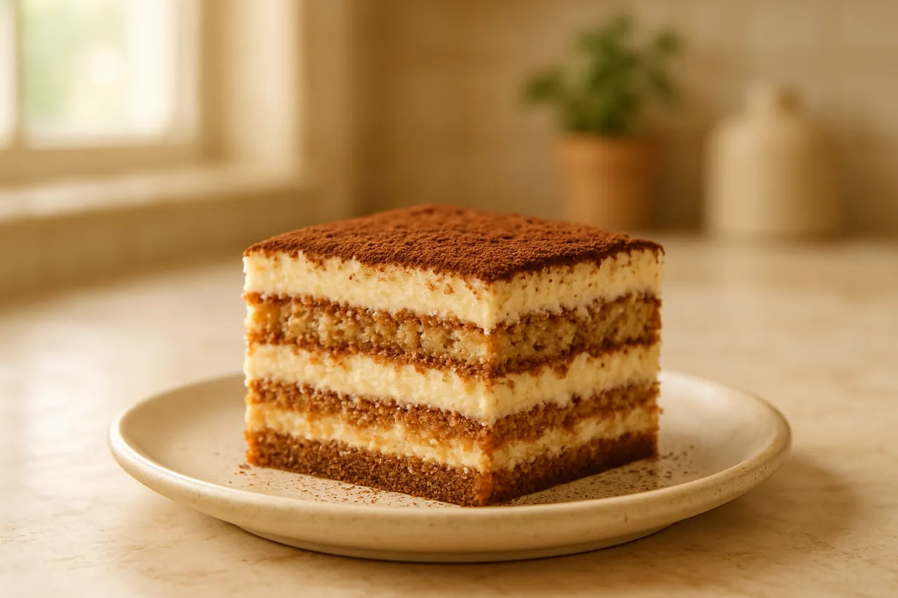 Homemade Tiramisu Cake