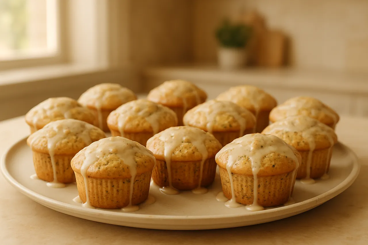Bakery-Style Lemon Poppyseed Muffins