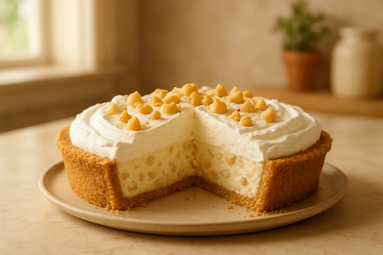 Macadamia Nut Cream Pie