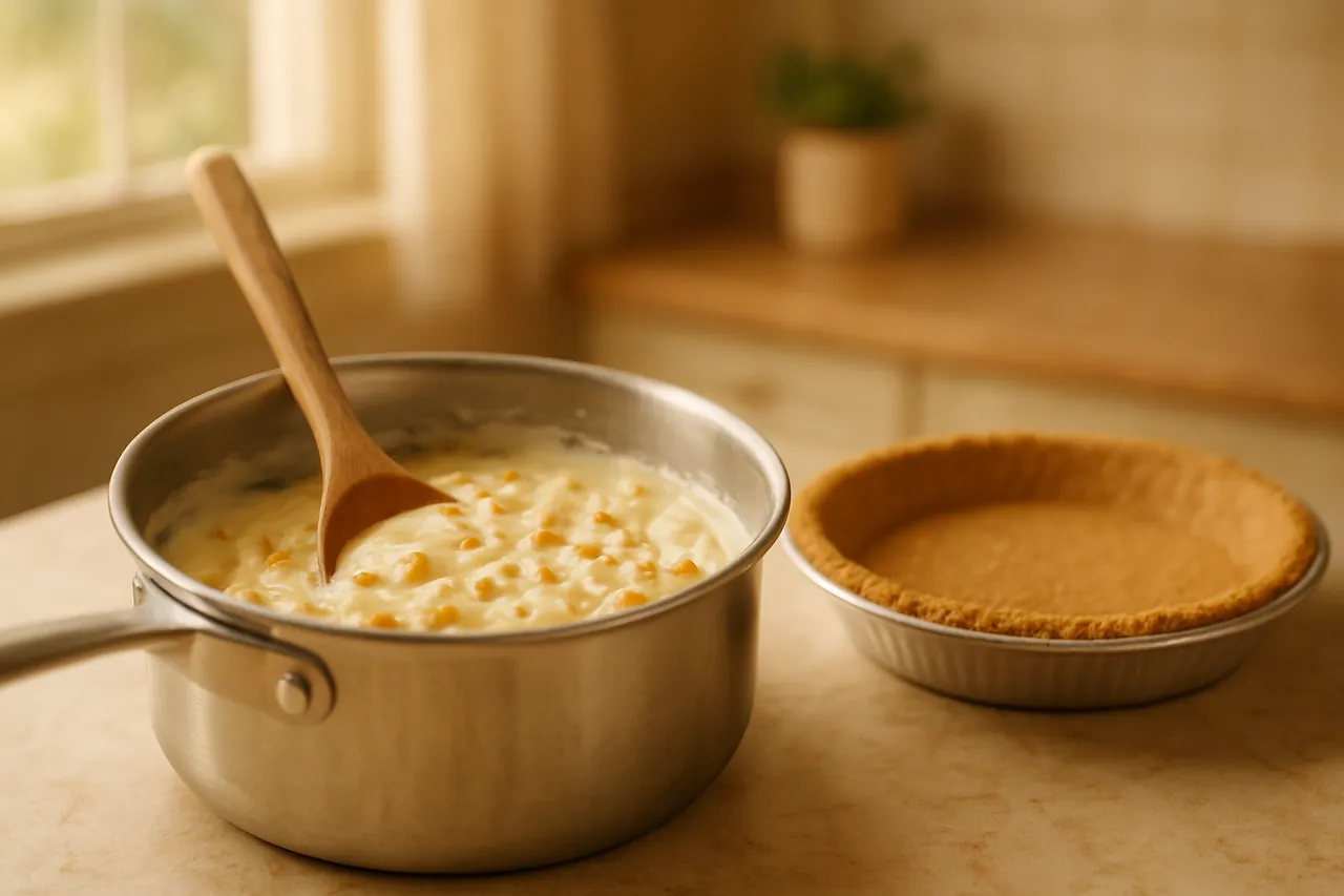 Macadamia Nut Cream Pie