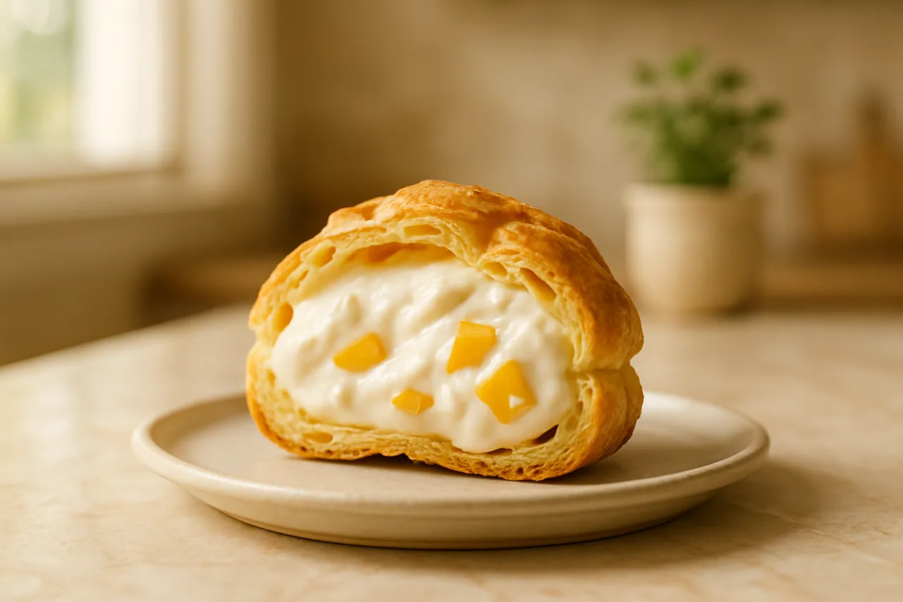 Mango Sticky Rice Cream Puffs
