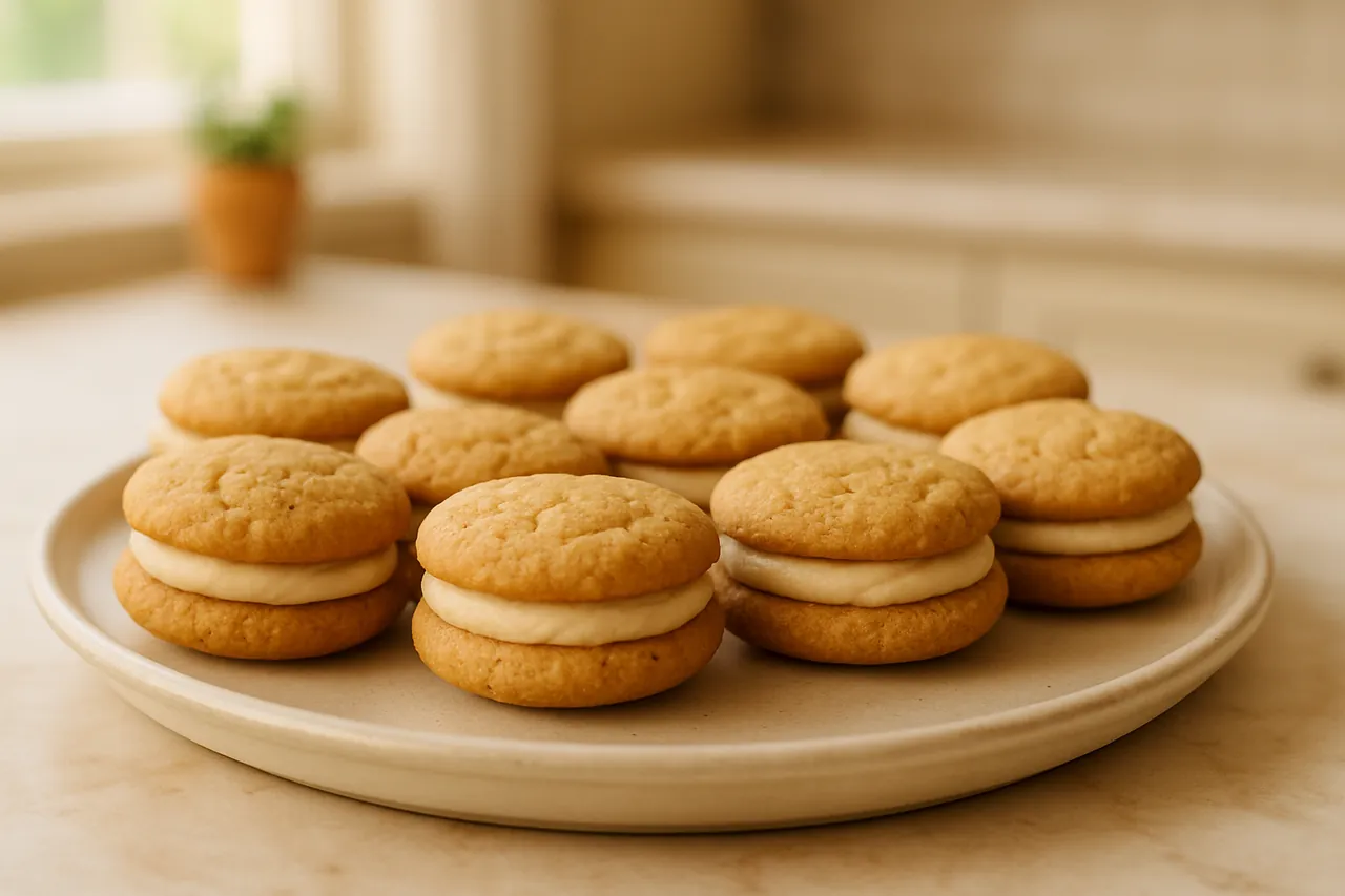 Maple Cream Sandwich Cookies