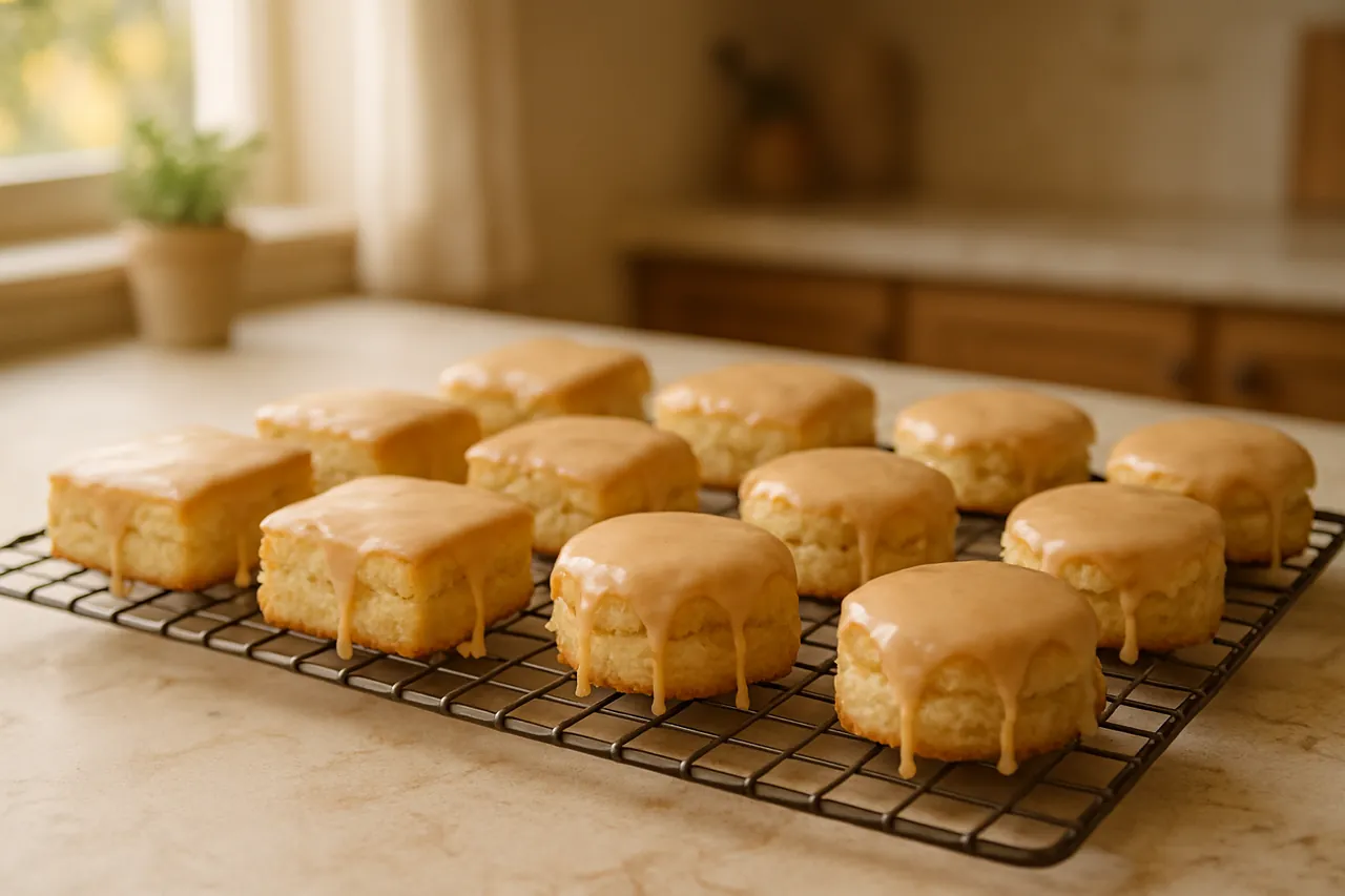 Maple Glazed Biscuits
