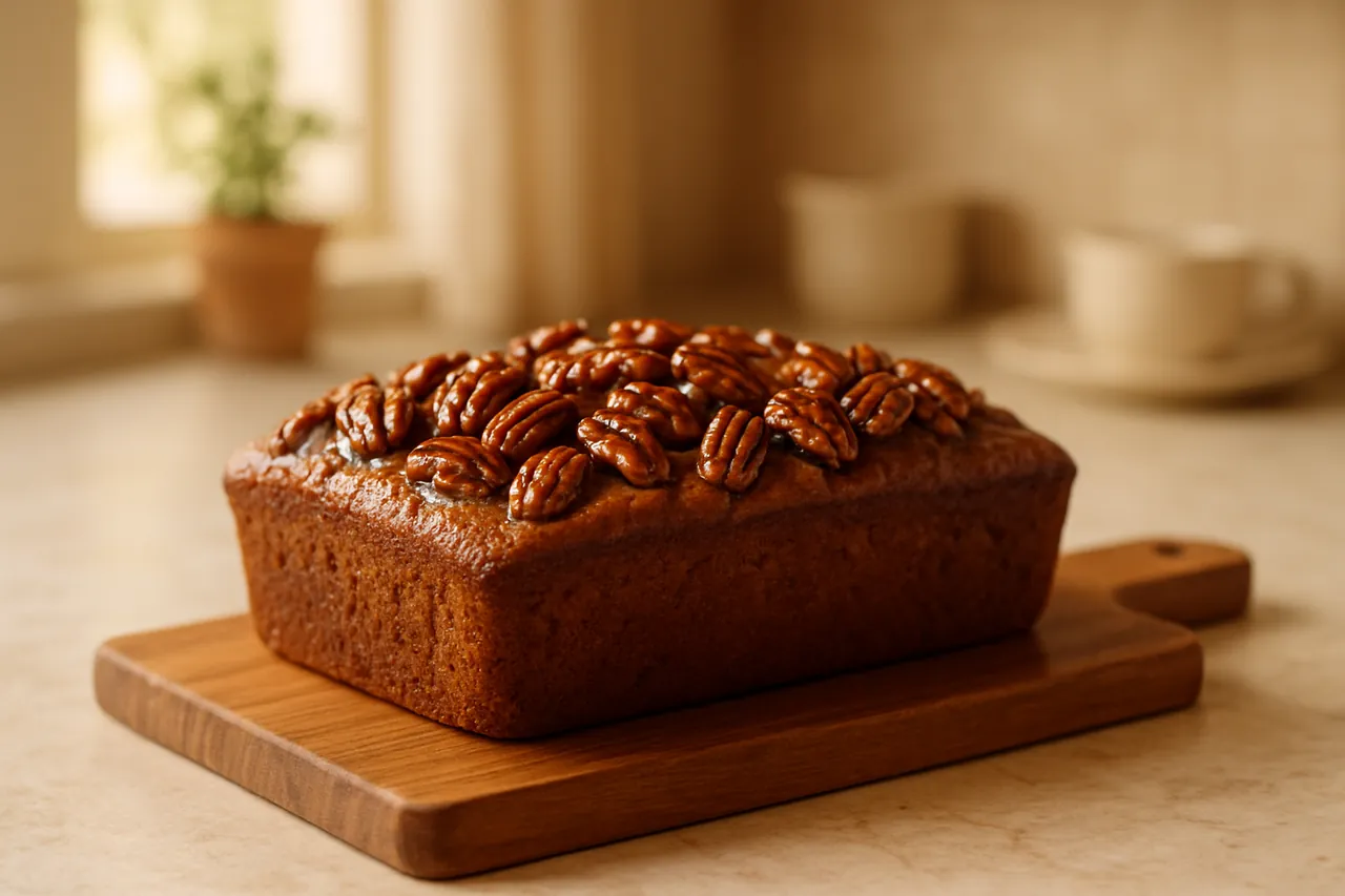 Maple Pecan Banana Bread