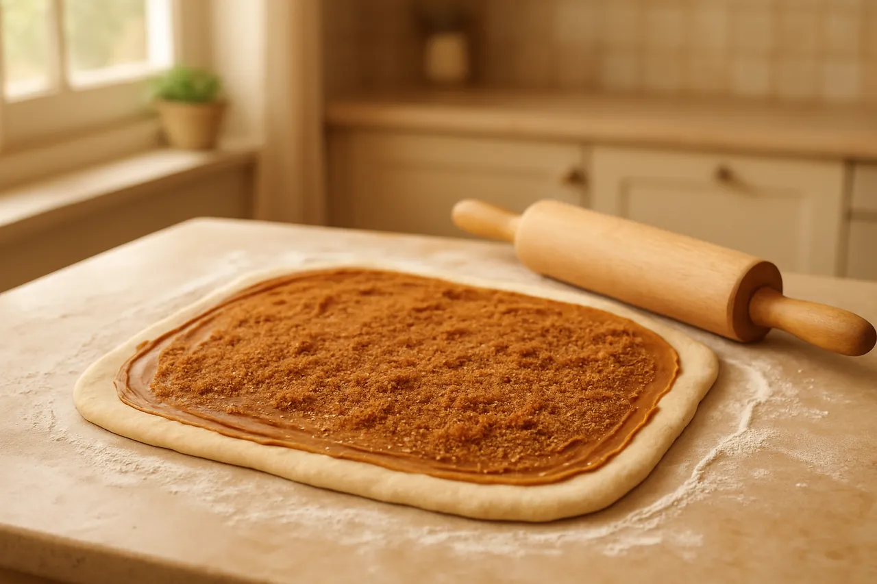 Moist Biscoff Cinnamon Rolls