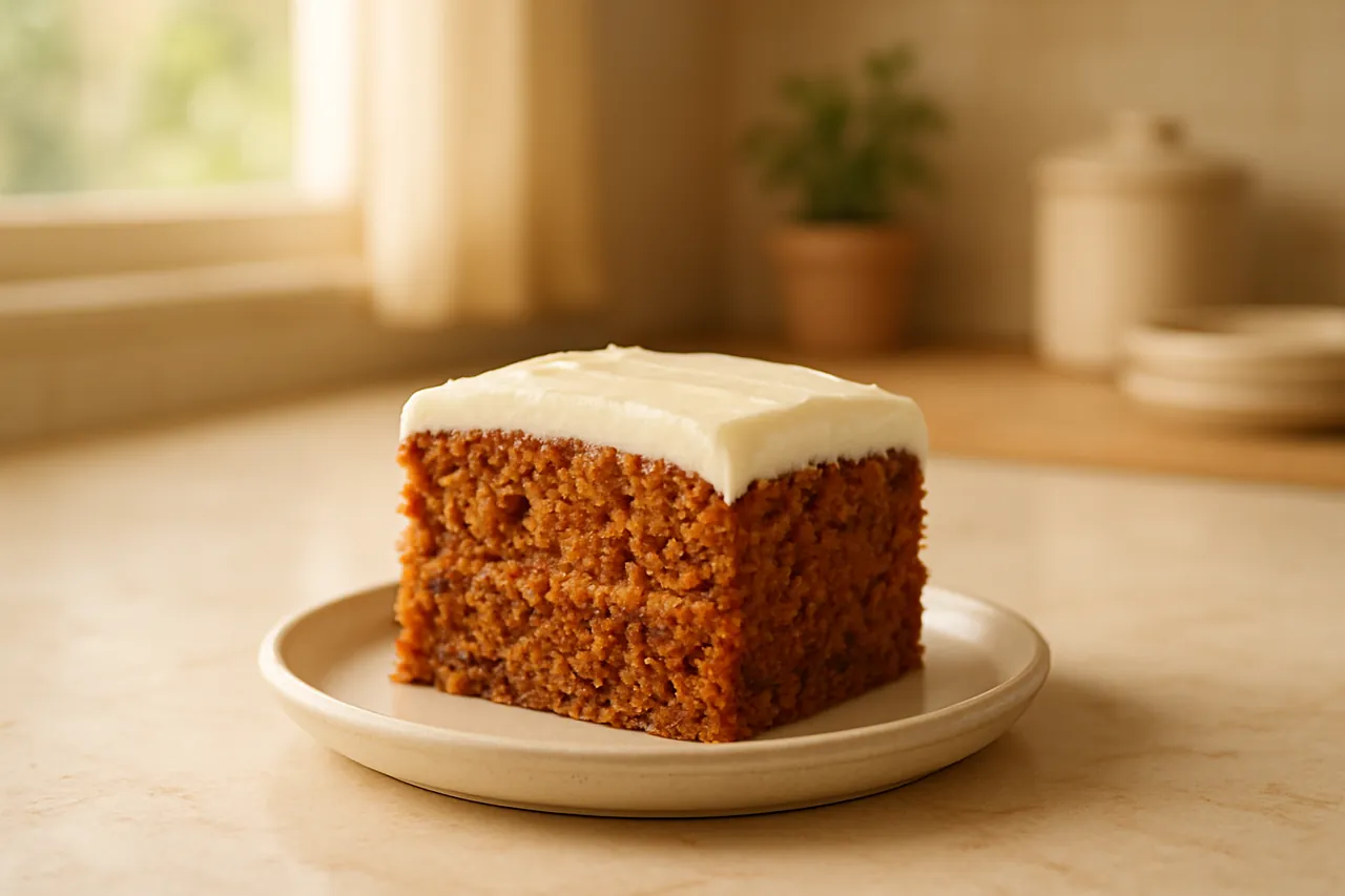 Moist Carrot Cake with Cream Cheese Frosting