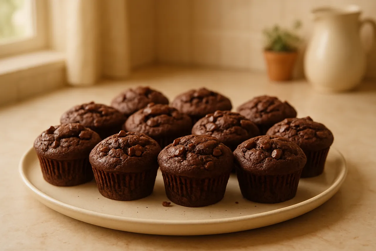 Moist Chocolate Muffins
