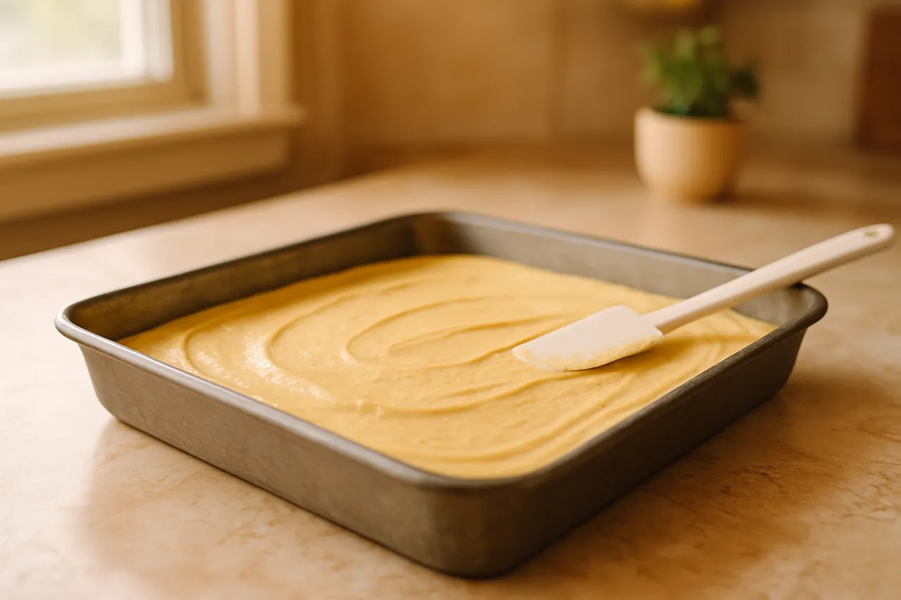 Moist Classic Yellow Cake with Fudge Frosting