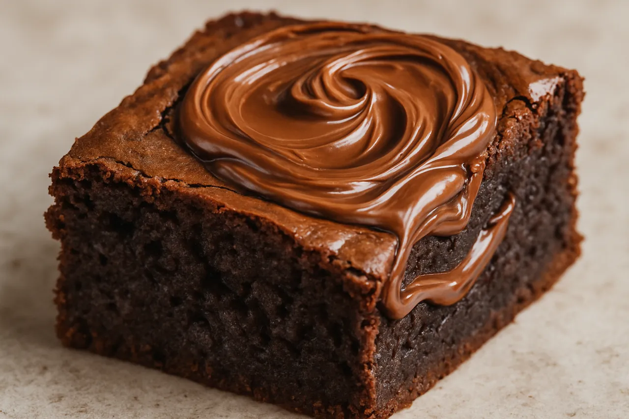 Nutella Swirled Brownies