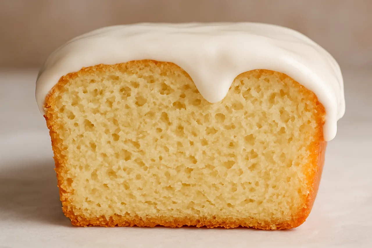 Old-Fashioned Donut Loaf with Classic Vanilla Glaze