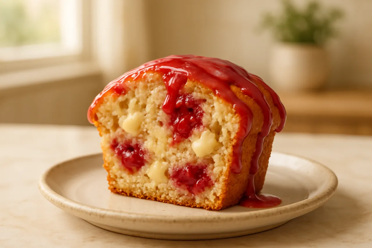 Raspberry White Chocolate Muffins