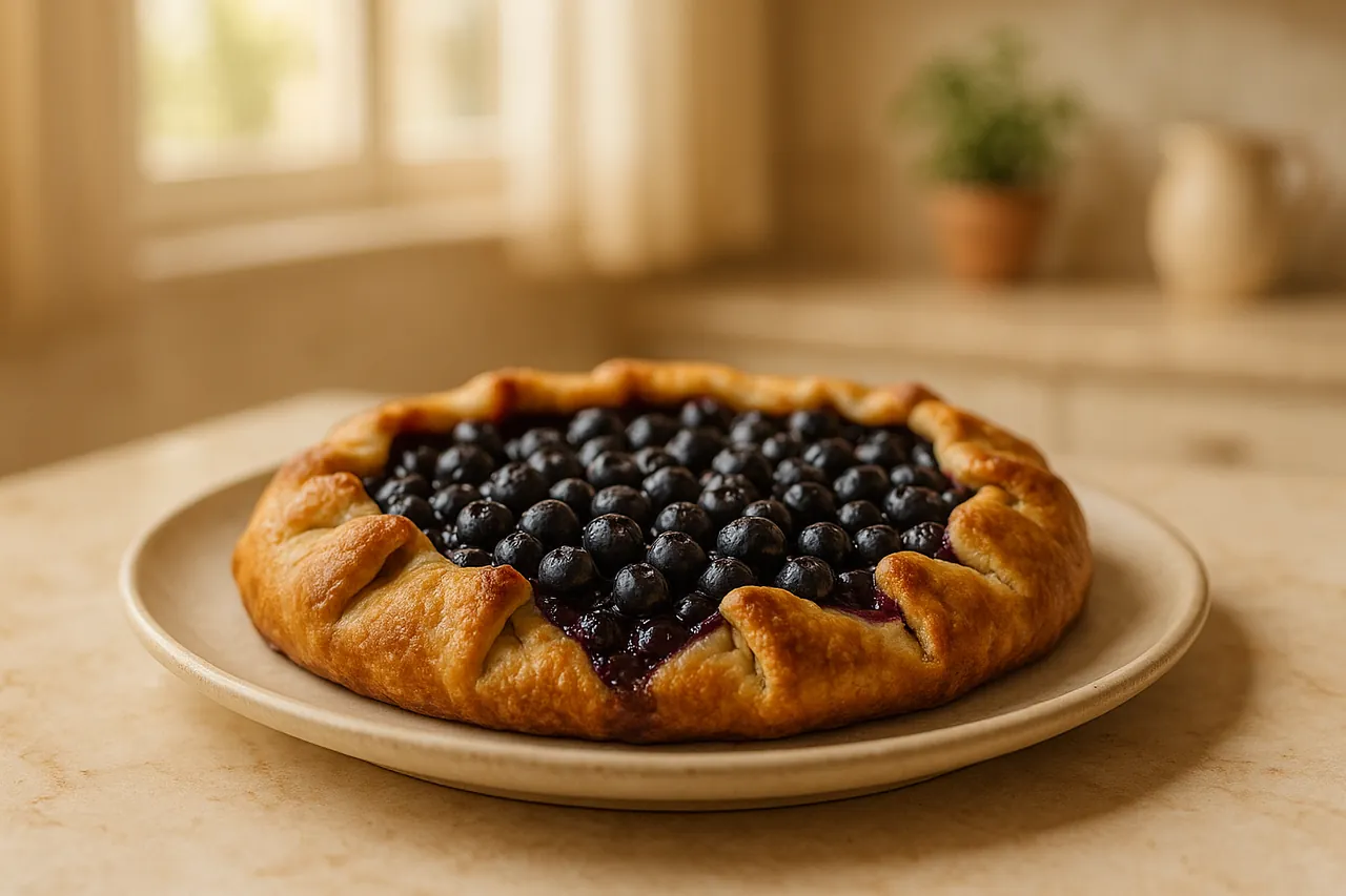 Rustic Blueberry Crostata