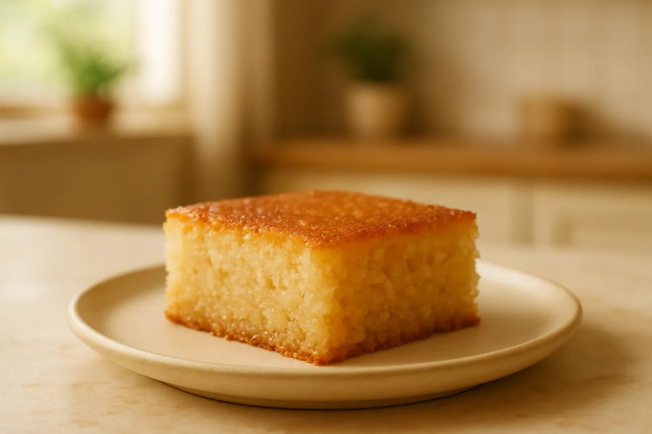 Soft Basbousa