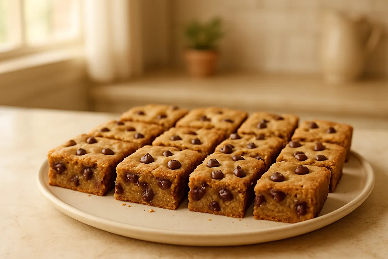 Soft Chocolate Chip Cookie Bars