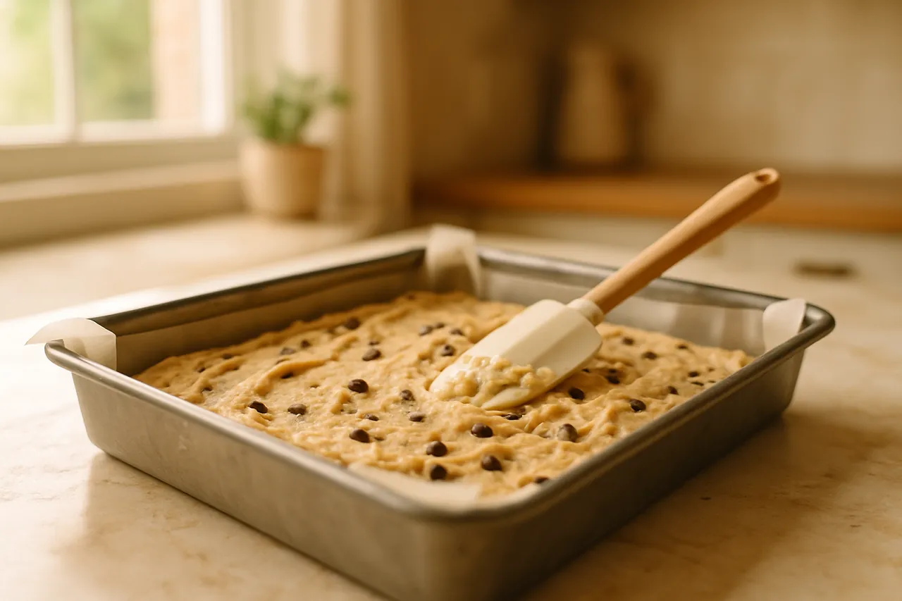 Soft Chocolate Chip Cookie Bars