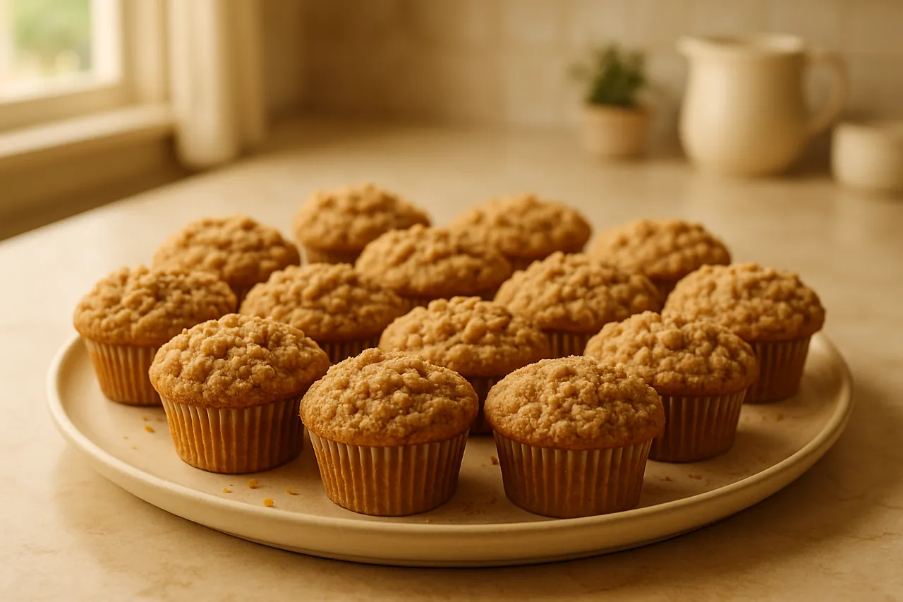 Tahitian Vanilla Bean Coffee Cake Muffins
