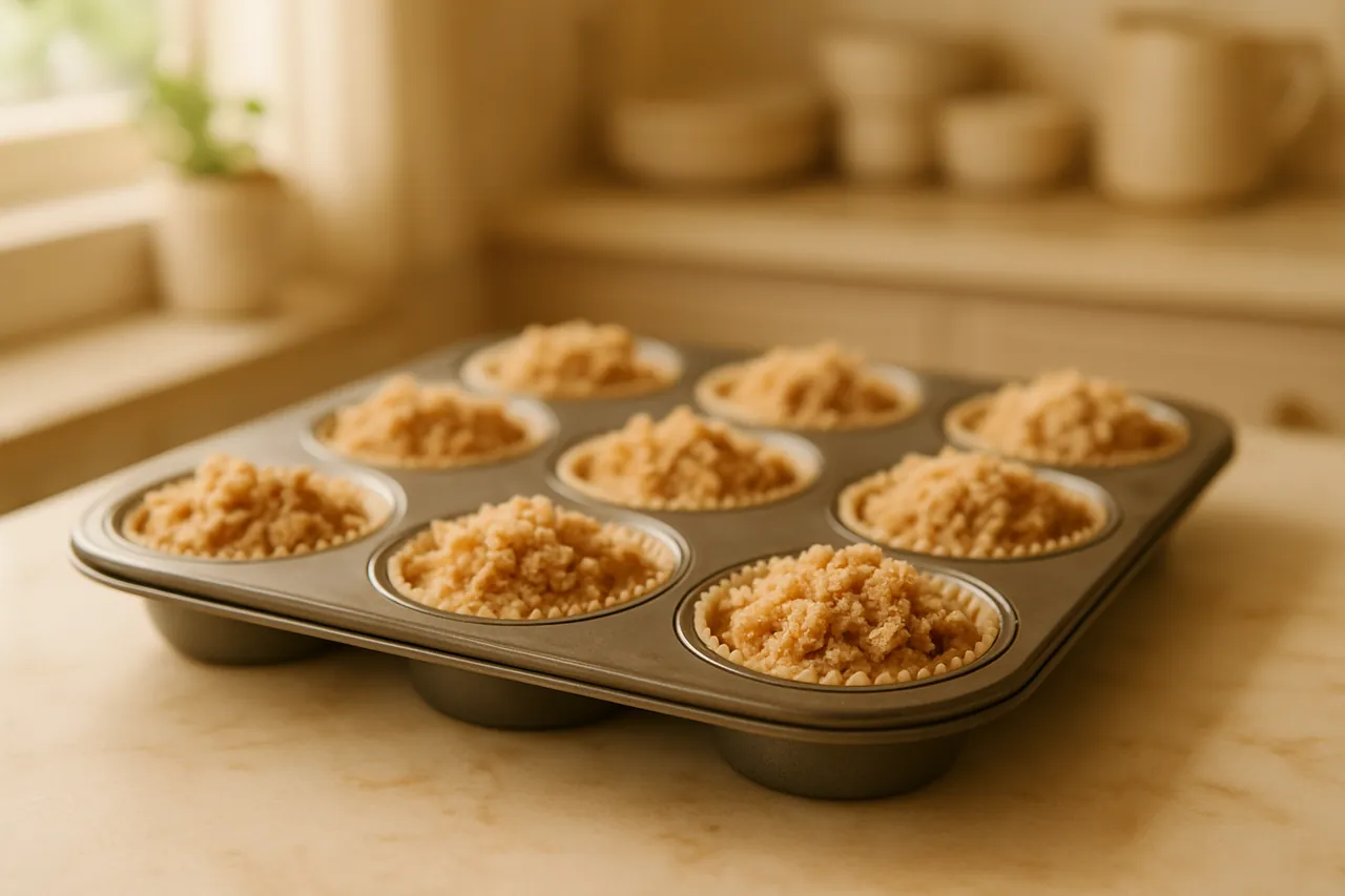 Tahitian Vanilla Bean Coffee Cake Muffins