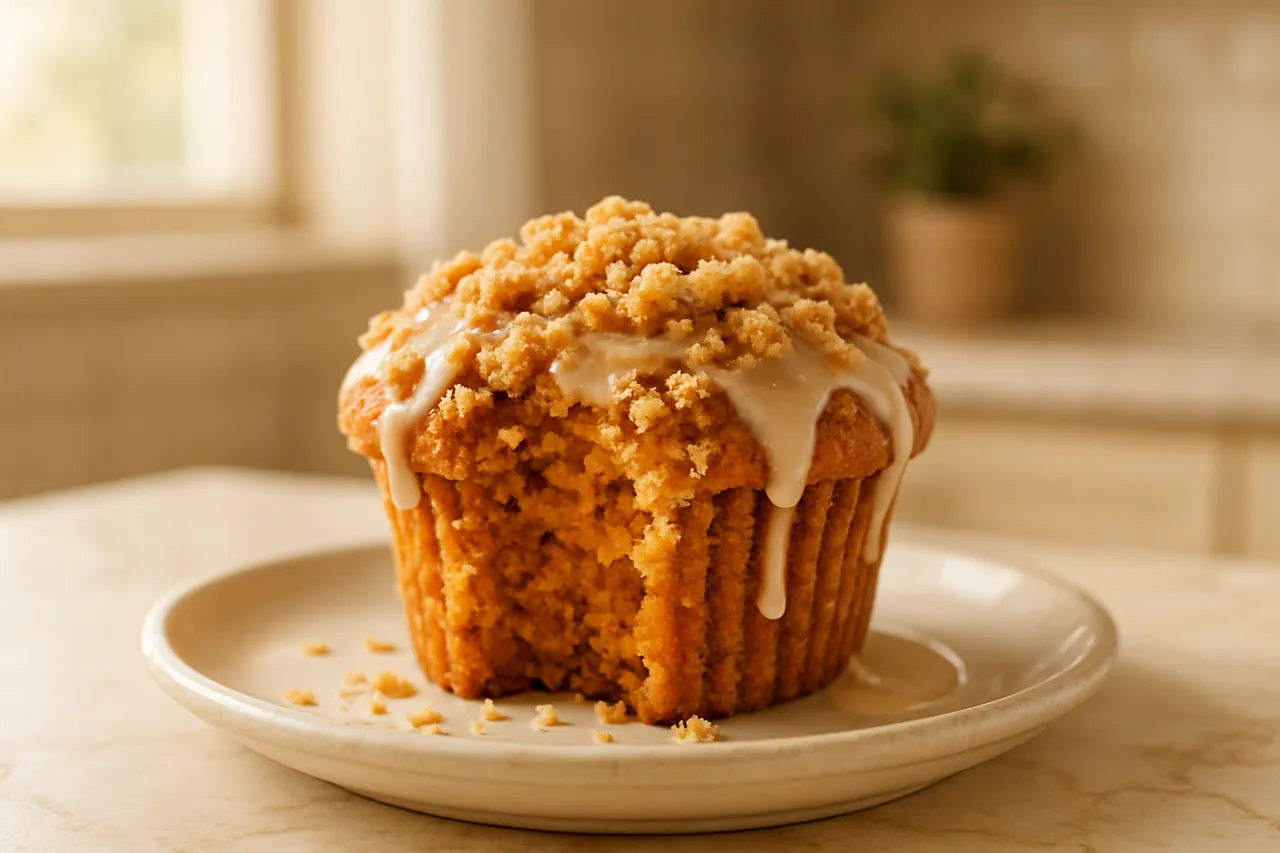 Thai Tea Crumb Muffins